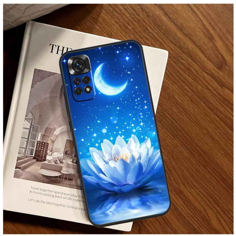 Summer Lotus Case For Xiaomi Redmi Note 14 9 10 11 12 13 15 Pro Plus Cover For Redmi 15 C 14C 12C 10C 13C