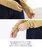 Oshare Walker Sheer Crew Neck Long Sleeve Top with and Finger Perfect for Stylish and Product 13tm08b n'OrLABEL [Glitter Top] Women's Glitter, Sheer,