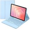 TransAudio 20 Pro Tablethülle: Bluetooth-Tastatur, Lederhülle, Magnetischer Stifthalter, Abnehmbare Maus.