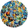50 Van Gogh Starry Sky Stickers World Famous Painting Art Oil Painting Style Love Van Gogh Star Mystery Personality DIY Stickers