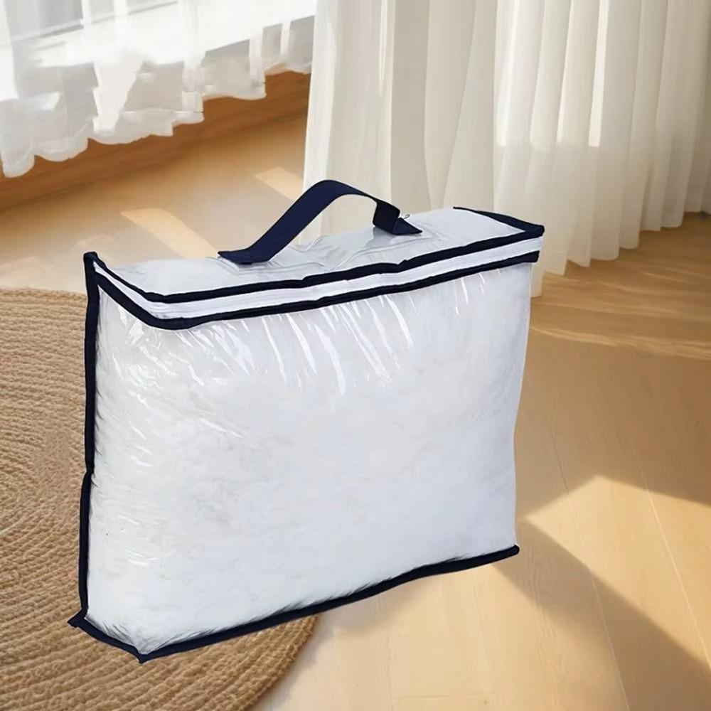 Large Capacity Pillow Storage Bag With Handle Clothes Storage Container  Clothes