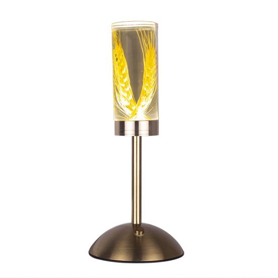 

Настольная лампа с засушенным цветком, акриловая, светодиодная ночная лампа, креативная лампа для создания атмосферы с вечной розой, дизайн с лавандой, теплый свет для спальни, гостиной One Size F