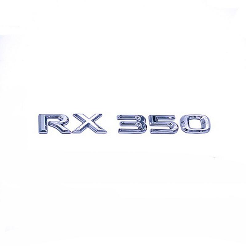

Car Trunk ABS Chrome Gloss Black Letters Logos Badge Emblem Decals Styling Sticker For Lexus RX RX300 RX350 RX200t Accessories