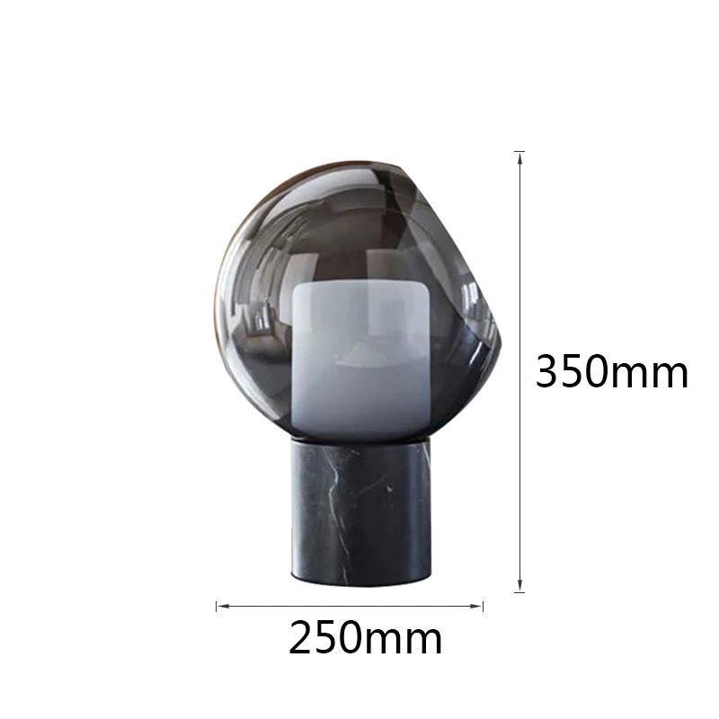 Nordic Modern Glass Table Lamp - Creative, Stylish Lighting for Living Room, Bedroom, Hotel, or Model Room