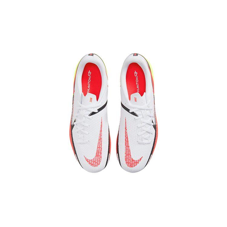 Nike Phantom GT 2 Academy AG Low Top Soccer Shoes Kids Sneaker White Red DC0811-167
