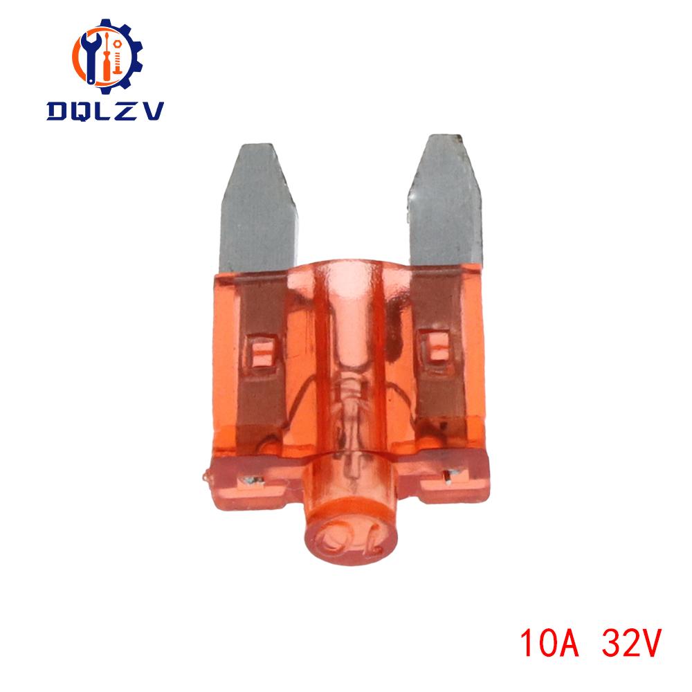 5A~40A Small Fuse Inserts Car Insurance Tablets Small Fuse With Lamp Car Inserts Fuse 5PCS