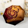 Galatasaray1 Personalized Name Umbrella Outdoor Automatic Umbrella Retractable Design with 8-Rib Durability Durable Plastic Iron All-Season Travel