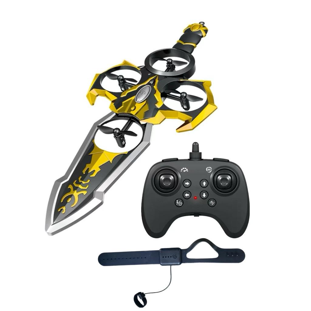 Flying Sword-Shaped RC Toy Aircraft for Kids - Durable, Crash-Resistant, One-Key Somersault Function