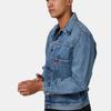 Levis Chaqueta Vaquera de Manga Larga con Botones de Color Sólido para Hombre chaquetas Azul A3174-0004