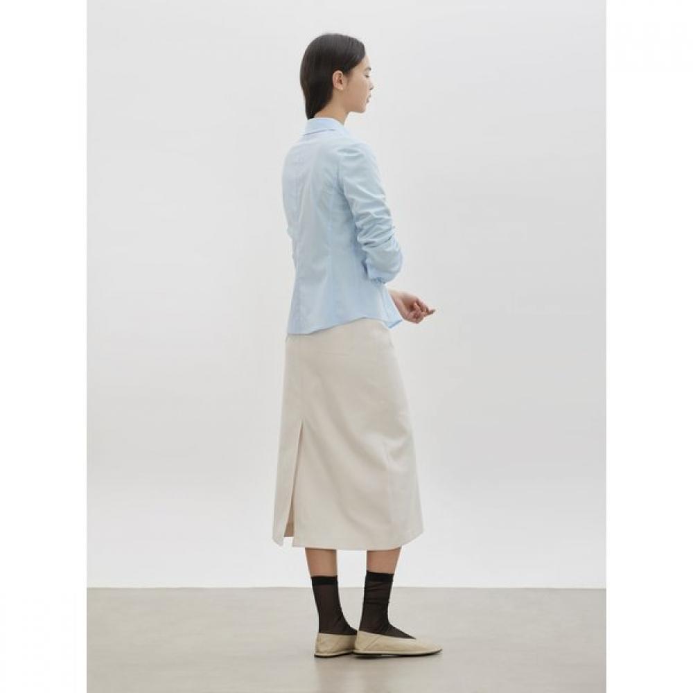 Cc Collect Belted Long H Line Skirt C261msd003