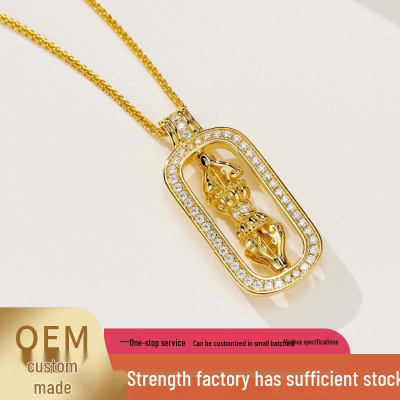 

2024 Fashionable Wei Xue Style Pixiu Vajra Pestle Pendant Necklace