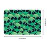 Green Alien Front Floor Door Entrance Mats Indoor  Bathroom Kitchen Doormat Toilet Carpet Rug