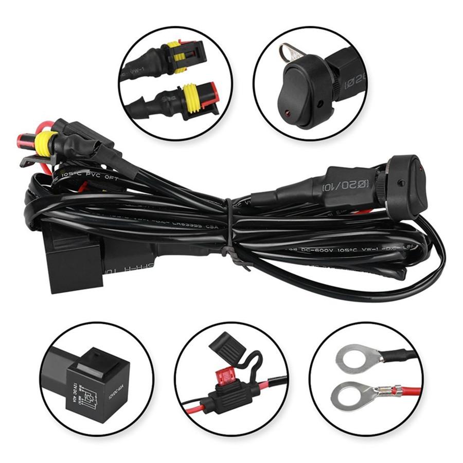 2 Pcs Motorcycle Bike LED Head Fog Driving Light 40W For BMW R1200GS/ADV F800GS