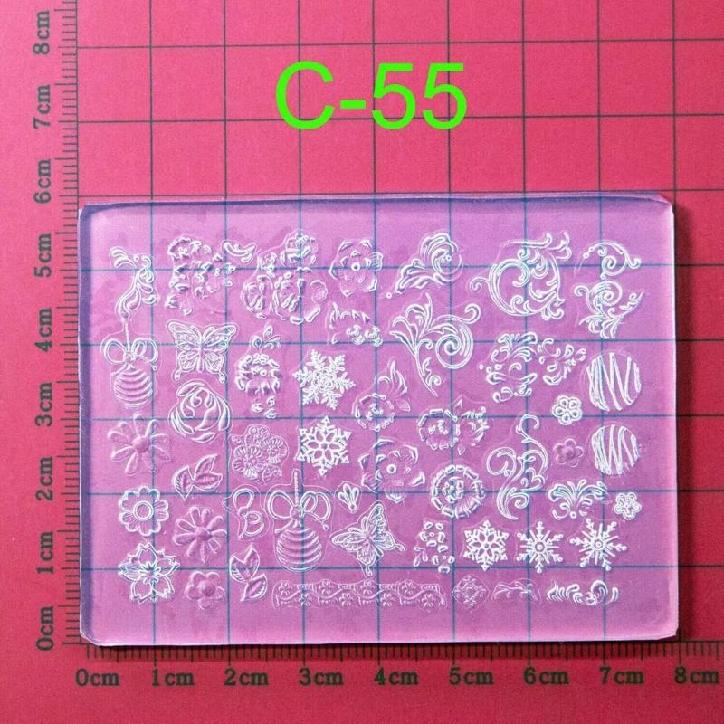 Silicone Nail Art Handicrafts Moulds DIY Nail Tools Accessories Nail Carving Molds Silicone Material for Nail Decoration