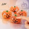 Classroom Stress Toy 1/2/3Pcs Halloween Pumpkin Relief Toy, Creepy Head Squeeze Decompression Glitter Ball for Kids Adults, Party Favors
