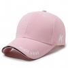 Baseball Hat Men'S Wide Brim Face Small Women'S Hard Top Embroidered Alphabet Cap Outdoor Sun Hat