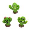 Garden Cactus Monster Set of Three Small Ornaments Flower Bonsai Decoration Succulent Moss Micro Landscape World Scene Angel