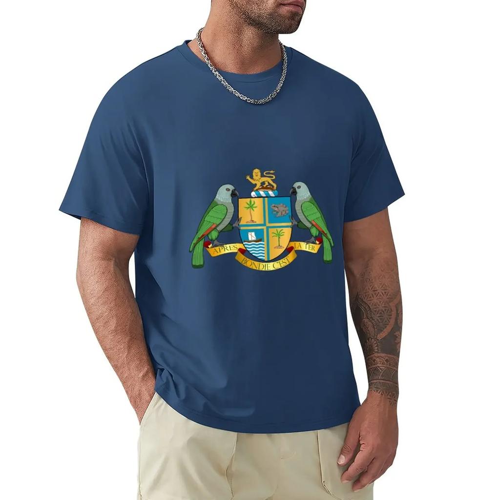 Coat of arms of Dominica T-Shirt boys animal print summer clothes T-shirt summer top customs t shirts