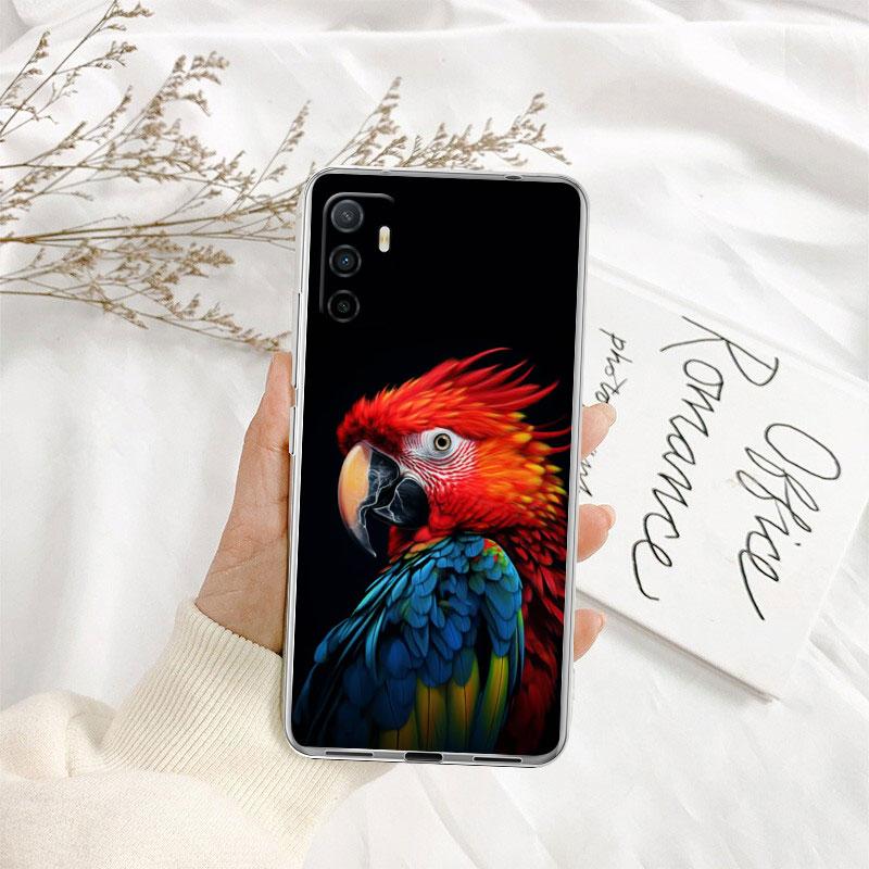 Parrot Bird Phone Case for Motorola Moto G10 G20 G30 G31 G32 G34 G35 G41 G42 G50 G51 G52 G55 G60 G60S G62 G71 G72 G75