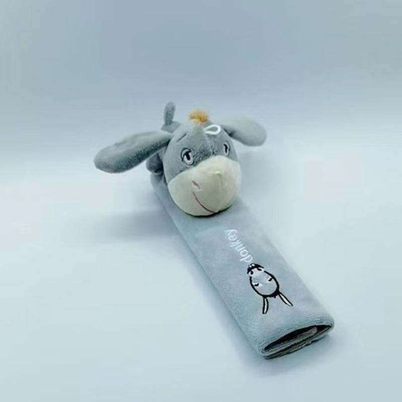 Cartoon Car Seat Belt Cover Universal Auto Seat Belt Shoulder Pad Warm Flannel Interior Seat Cushion Protector Safety Protection
