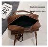 Autumn/Winter 2025 Retro Casual Large Capacity Shoulder Bowling Bag