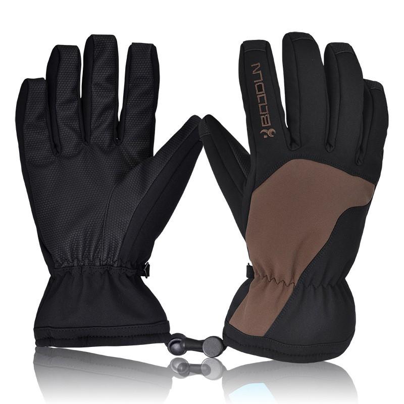 Winter Warm Skiing Gloves Cycling Outdoor Sports Five-Finger Anti-Slip Unisex Adult In Multiple Colors