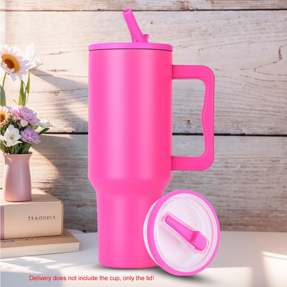 Reusable Tumbler Cover Spill Proof Reusable Straw Cap Splash Resistant Dustproof Tumbler Lids for Stanle y 40oz Mug Accessories