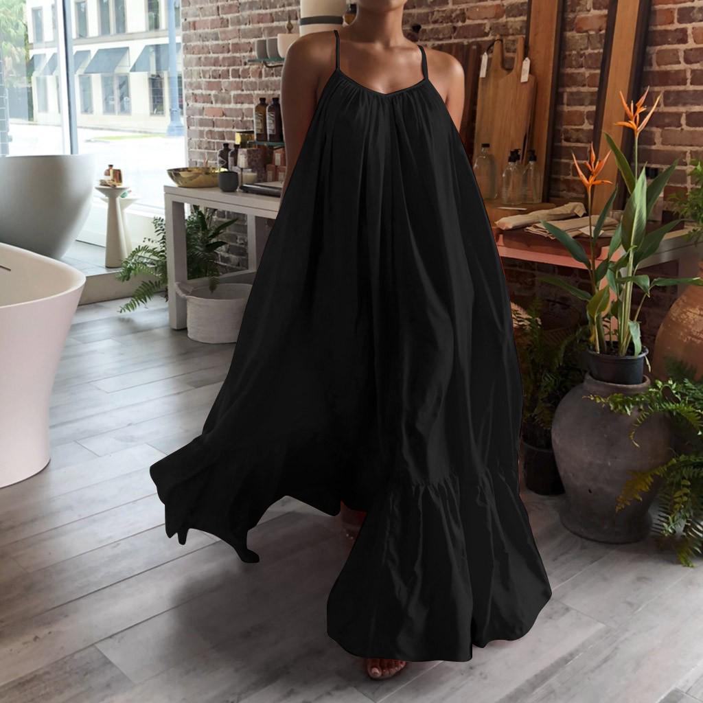 Women Casual Solid Strap Dress Pocket Loose Backless Big Swing Dress Buy cheaply on Joom Women Casual Solid Strap Dress Pocket Loose Backless Big Swing Dress Buy cheaply on Joom