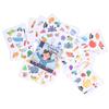Matching Card Games Flip Card Family Board Game Early Learning Toys Gifts for Toddlers and Kids