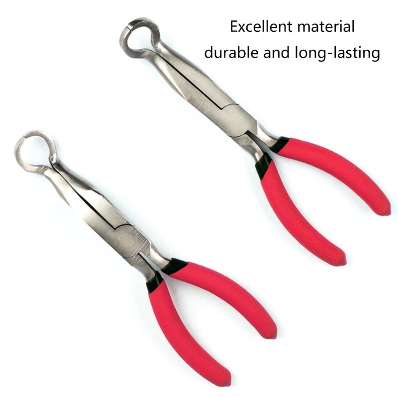 Car Wire Pliers Steel Wire Pliers Long Nose Hose Plier Hose Grip Plier Convenient Tool for Repairs and Home Project