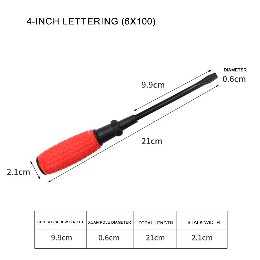 Rękojeść antypoślizgowa pokryta gumą Wkrętak krzyżakowy Mocny magnetyczny Stal 45# 2/3/4/5/6/8 cali