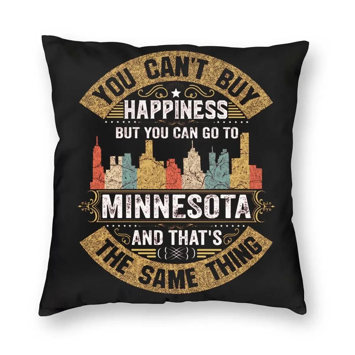 

Minnesota State Flag Square Pillow Case Cushions for Sofa Minnesota State Fair Gift Vintage Cushion Covers 66x66cm