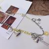 Vintage Women Waist Belt Vintage Thin Y2K Style Belt with  Pendant Women Metal Commuting Waist Belt