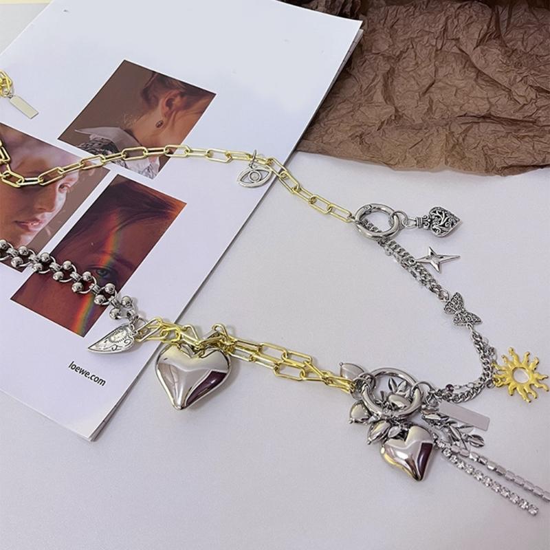 Vintage Women Waist Belt Vintage Thin Y2K Style Belt with Pendant Women Metal Commuting Waist Belt