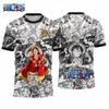 Japonya One Piece Luffy Futbol Forması Erkek Tişört Çocuk Futbol Özel Forma Seti Yetişkin Erkek/Kadın Sweatshirt