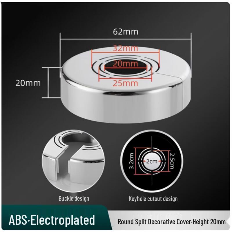 Zhuoma Shower Faucet Split Decorative Cover