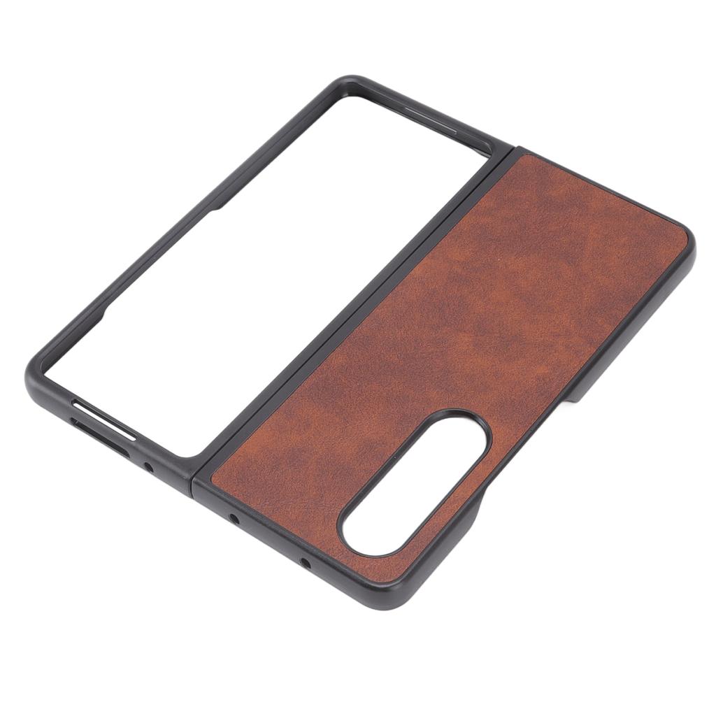Klapphülle Kratzfest Stoßfest Synthetisches Leder Handyhülle für Galaxy Z FOLD 4