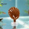 Colorful Aquarium Decor Betta Fish Hammock, Shell Resting Pad with Suction Cup, Cup Bed for Bubble Nesting Habitat Tank, Accessories Hammock