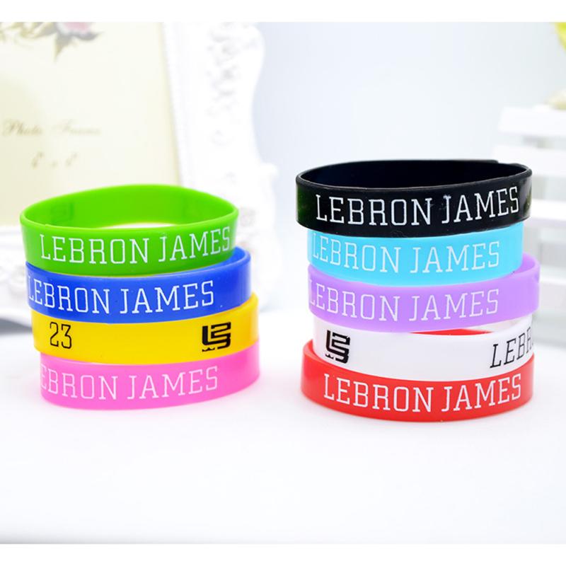 2pcs Silicone Sports  Wristband For Basketball Badminton Yoga Fitness Running