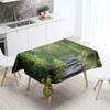 Creative Plant Love Printing Tablecloth Scenic  Camping  Antifouling Waterproof Table Home Decoration
