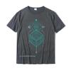 Magic Cube Totem Sacred Geometry TShirt Cotton Tops Shirt For Students Design Tshirts Normal Cute