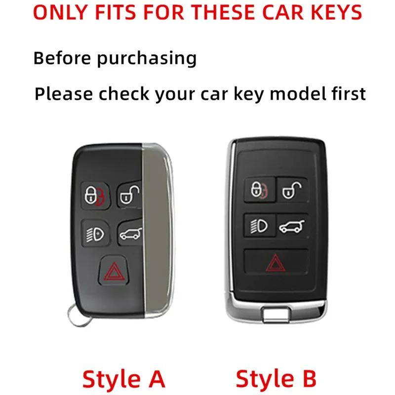 TPU Car Key Case Remote Cover Shell Holder Chian Fob For Land Rover New RangeRover Sport Evoque Freelander Velar Discovery LR5
