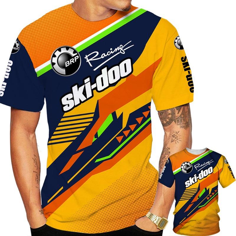 BRP Can Am 3D Print Sports Breathable Men T-shirt Outdoor Moto Team Fan Uniform Parent-child Short Sleeve Clothing Top