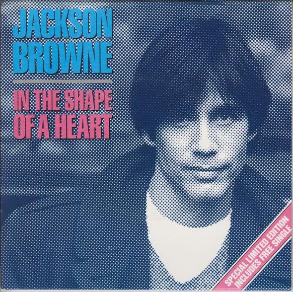 

7inch Record JACKSON BROWNE - In The Shape Of A Heart EKR42F Asylum Records 1986 UK Rock Used