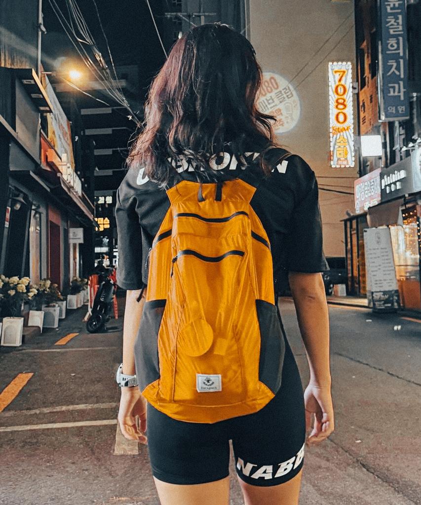 4Monster Ultralight Pocket Folding Backpack 24L - Orange