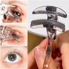 Dual-Type Eyelash Curler with Comb – Wide & Partial Clip Options, Waterproof, Long-Lasting, Natural Curl, Unisex Certified