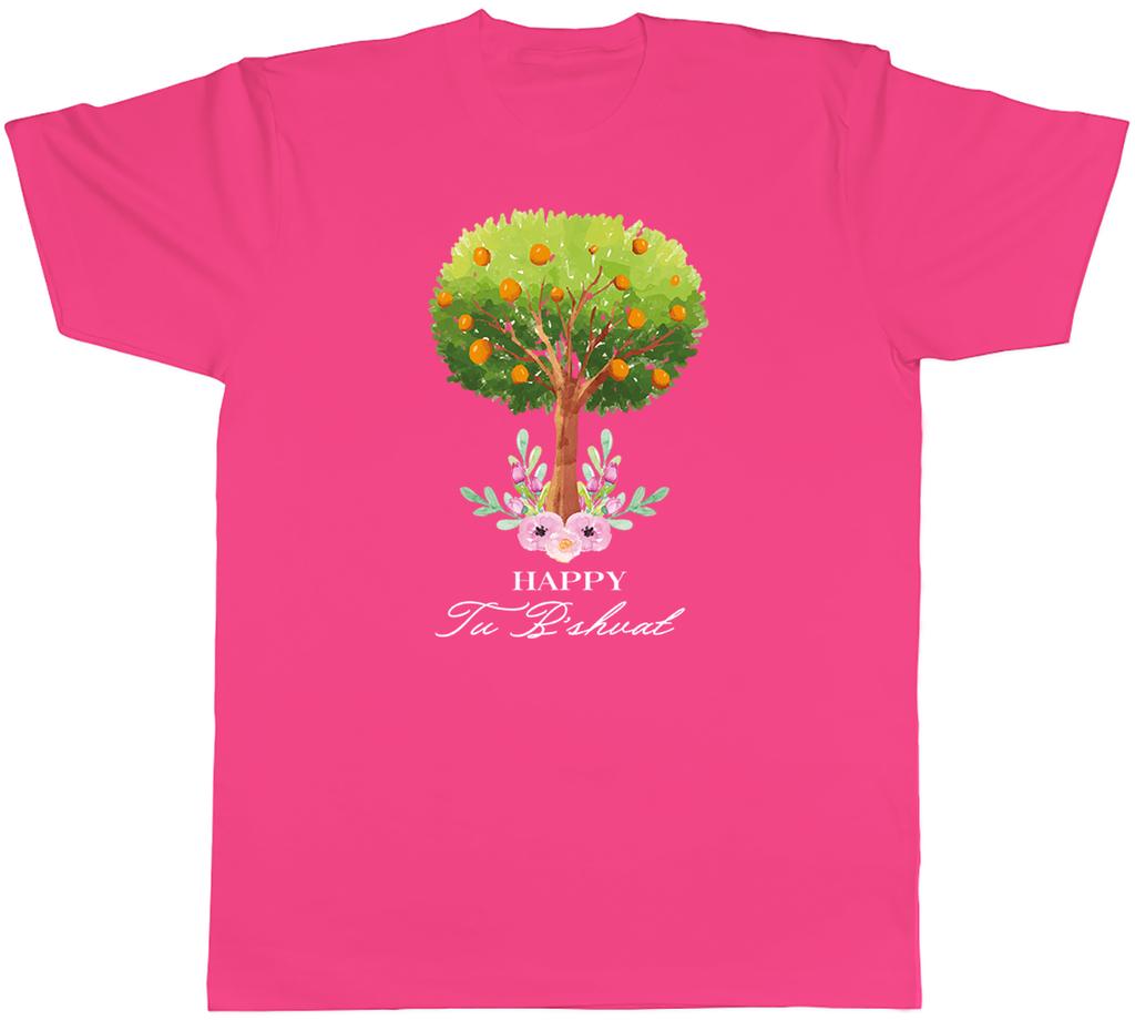 Happy Tu Bishvat Fruit Tree Mens TShirt Tee Gift Top