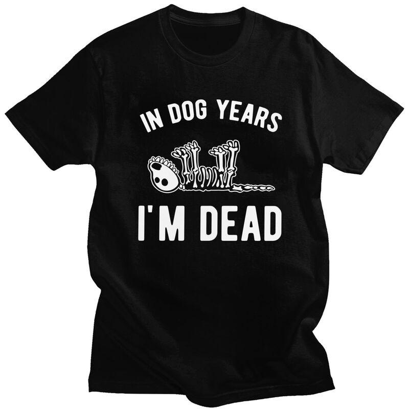 

Custom Mens IN DOG YEARS I M DEAD T Shirts Short Sleeves Cotton Tshirt T-shirt Casual Tee Clothes - Men s Summer Cotton Graph... 5XL різнокольоровий