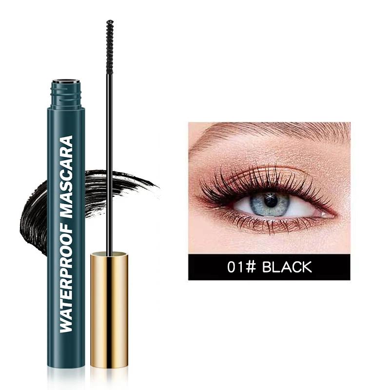 Mascara 4D, Nero, Waterproof, Ultra-Lungo, Volumizzante, Lunga Tenuta Anti-Macchia, Perfetto per Festival e Occasioni Speciali