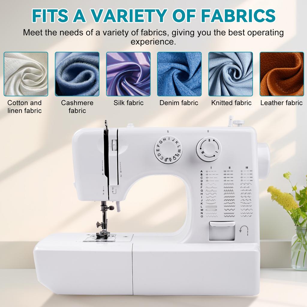 EU Stock 818 Mini Household Electric Household Sewing Machine Free Arm Speed Pedal Quilting FR Machine a Coudre Portable